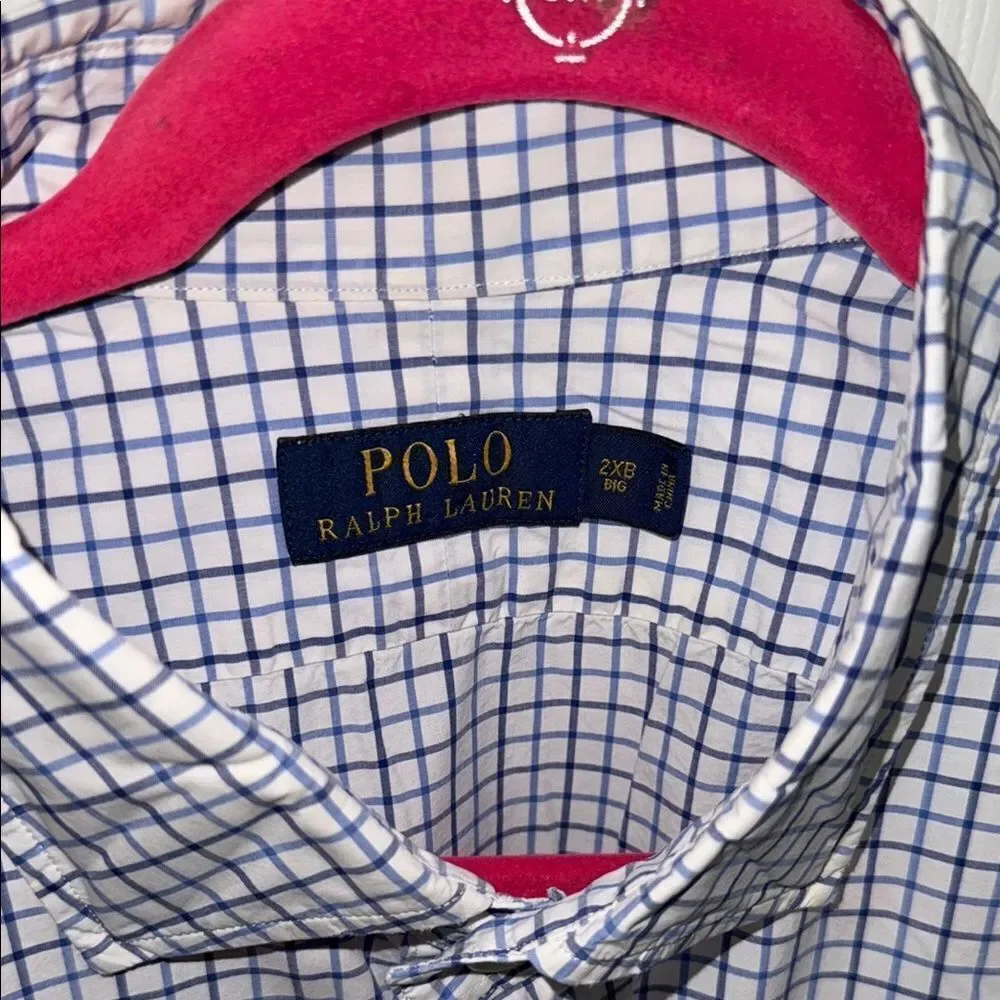 Men's Blue Checkered Shirt